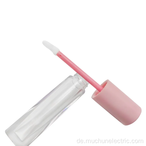 rosa klare transparente Lipgloss -Röhrchen